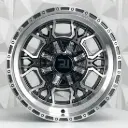 RIN 15X8 6-139.7 R1 SPORT JWC267 GUNMETAL MACHINE FACE ET-10 CB106.1