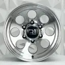 RIN 15X8 5-127 R1 SPORT 1072 BLACK MACHINE FACE MACHINE LIP ET-15 CB83