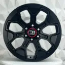 RIN 20X9 6-139.7 R1 SPORT QC1858 MATT BLACK ET15 CB106.1