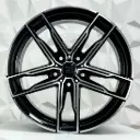RIN 19X9.5 5-120 R1 SPORT ULF-R23 BLACK MACHINE FACE ET30 CB72.56